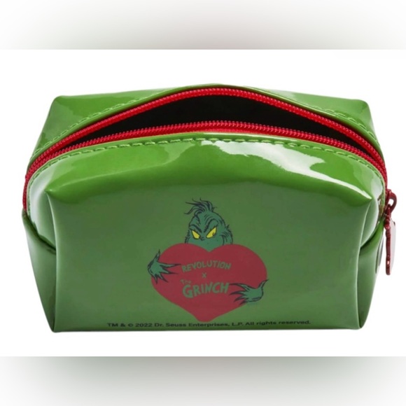 The Grinch x Revolution Mini Cosmetic Bag Limited Ed. - NWT - Picture 7 of 11